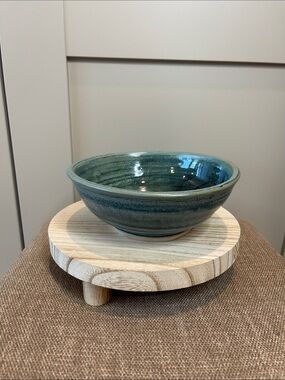 Handmade Teal Ceramic  Bowl
